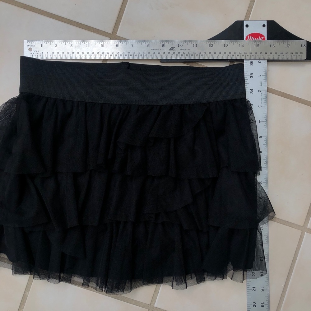 Mesh tiered ruffle skirt - Picture 3 of 3